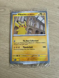 Pikachu At The Museum | JUMBO Promo card - Sealed - Pokemon & National History - Image 1