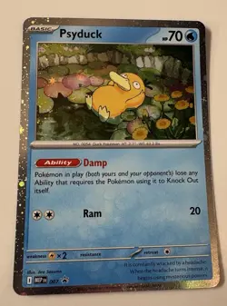 Psyduck Mega Evolution Promos 007 Cosmos Holo Pokemon TCG Card NM/M - Image 1