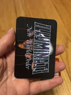 Illuminati New World Order Game INWO Card Terrorist Nuke Pentagon Lot Of 2 - Image 3