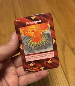 Illuminati New World Order Game INWO Card Terrorist Nuke Pentagon Lot Of 2 - Image 5