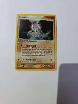 Pokemon TCG Armaldo 3/108 EX Power Keepers Holo Rare Card - Image 1