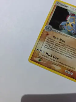 Pokemon TCG Armaldo 3/108 EX Power Keepers Holo Rare Card - Image 3
