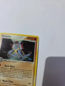 Pokemon TCG Armaldo 3/108 EX Power Keepers Holo Rare Card - Image 5