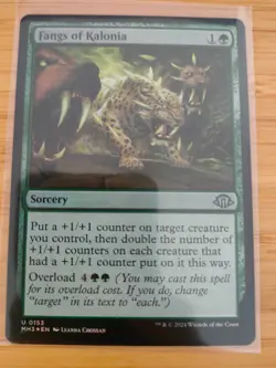 MTG Fangs of Kalonia (FOIL) 0153 Modern Horizons 3 M/NM Free UK P&P - Image 1