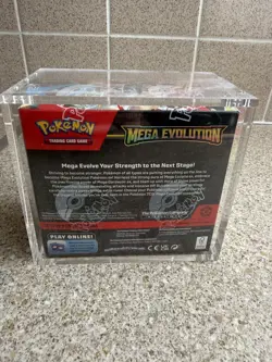 Pokemon TCG: Mega Evolution Enhanced Booster Display Box With Acrylic Box - Image 2