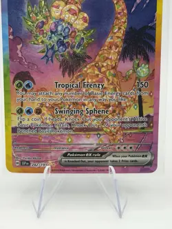Pokemon TCG Alolan Exeggutor ex 242/191 SIR Sv08: Surging Sparks Holo - NM - Image 3