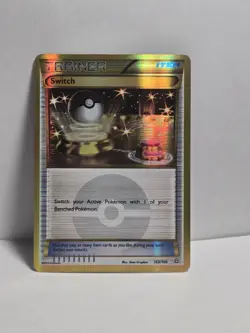 *CLEAN STEAL SECRET RARE* Pokemon Switch 163/160 XY Primal Clash Trainer TCG - Image 1