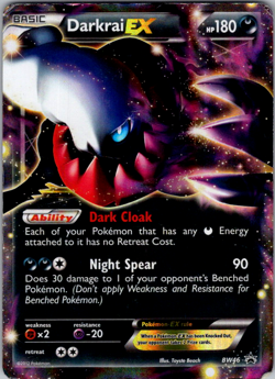 Darkrai EX BW46 Pokemon TCG XY: Black Star Promo DMG - Image 1