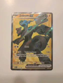 Zekrom EX 158/086 - Pokemon SV Black Bolt - Holo Secret Rare - NM - Image 1