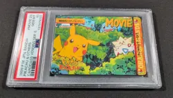 Pokemon Japanese Bandai Pikachu & Others #MOVIE 23 PSA 10 Carddass Anime 6 - Image 1