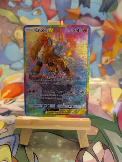 Pokemon Tcg Pocket Game Entei EX Full Art Holo - Image 1
