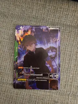 Gundam Card Game Duo Maxwell GD01-090 R+ Alternate Art Newtype Rising M/NM - Image 1