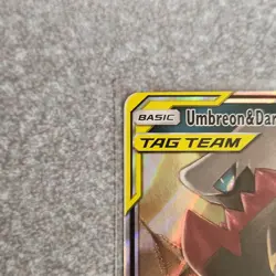 Pokemon Umbreon & Darkrai GX Full Art Ultra Rare Holo TCG Card 44/150 - Image 5