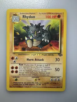 RHYDON - 45/64 - Jungle - Pokemon Card - LP - Image 1