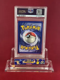 1999 Pokemon Movie Black Star Promo ELECTABUZZ #2 Card PSA 8 - Image 2
