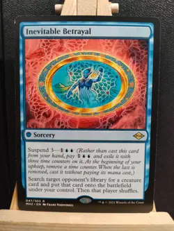 Inevitable Betrayal - Modern Horizons 2 - Rare - Excellent/LP (see pics) MTG - Image 1