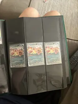 Lot Of Pokemon TCG Obsidian Flames Charizard EX 125/197 Holo Rare Tera Full Art - Image 1