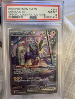 Pokemon Miraidon Ex 244 Scarlet And Violet Illustration Rare - Image 1