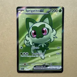 Pokemon TCG Sprigatito Ex Ascended Heroes 251/217 Full Art Pack Fresh NM #2 - Image 1