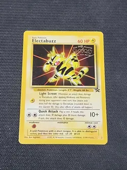 Pokemon WoTC Promo "Electabuzz" 2 / Black Star Promo / Lightly Played - Image 1