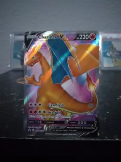 Charizard v #SWSH050 Sword & Shield Black Star Promo Pokemon !!MINT!! - Image 1