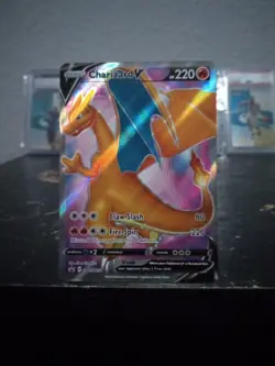 Charizard v #SWSH050 Sword & Shield Black Star Promo Pokemon !!MINT!! - Image 2
