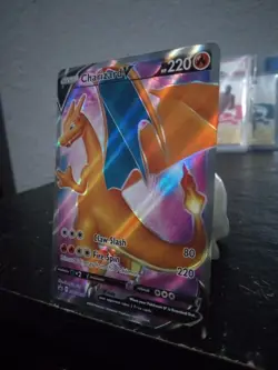 Charizard v #SWSH050 Sword & Shield Black Star Promo Pokemon !!MINT!! - Image 3