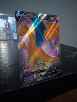 Charizard v #SWSH050 Sword & Shield Black Star Promo Pokemon !!MINT!! - Image 4