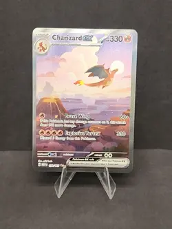 Pokemon TCG Scarlet and Violet 151 Charizard EX SIR 199/165 - Image 1