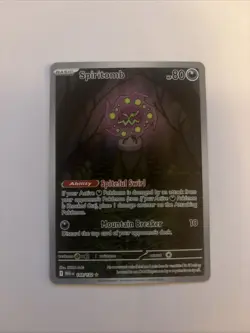Pokemon TCG Spiritomb 148/132 Mega Evolution Illustration Rare Card NM Condition - Image 1