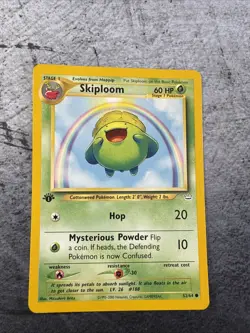 Pokemon Card - Neo Revelation 52/64 - SKIPLOOM (common) **1st Edition** - LP - Image 1