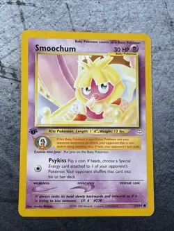 Smoochum 54/64 1st Edition - Neo Revelation Set - Pokemon Card - LP - Image 1