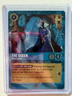 The Queen - Mirror Seeker 12 Disney Lorcana Promo Cards Holo - Image 1