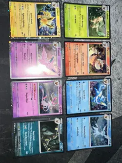 Prismatic Evolutions 8 Cosmos Promo Cards - Costco Mini Tin Promos - Image 2