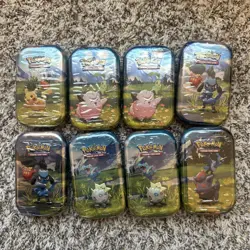 POKEMON MEGA EVOLUTION 2.5 ASCENDED HEROES MINI TIN BRAND NEW FACTORY SEALED X8 - Image 1