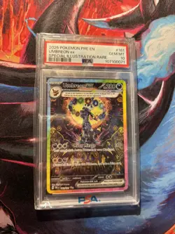 Pokemon 2025 Umbreon ex 161/131 SIR Prismatic Evolutions GEM MINT PSA 10 - Image 1