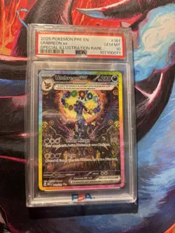 Pokemon 2025 Umbreon ex 161/131 SIR Prismatic Evolutions GEM MINT PSA 10 - Image 2