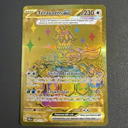 Pokemon Terapagos ex 180/131 SV: Prismatic Evolutions Hyper Rare Holo NM - Image 1