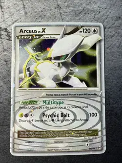 Pokemon TCG Arceus LV.X Ultra Rare Holo Card 96/99 Platinum - Image 1