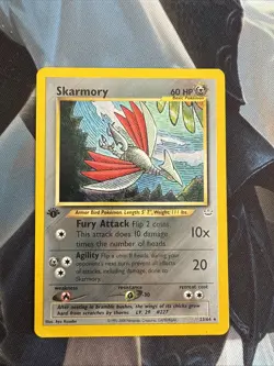 Pokemon TCG Skarmory Neo Revelation 23/64 1st Edition Rare WOTC Vintage - Image 1