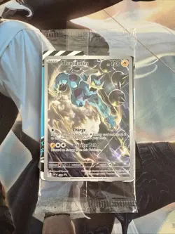 SEALED Pokemon TCG Black Bolt ETB Promo 209 Thundurus Black Star - Image 1