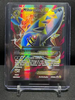 M Sharpedo EX 200a Full Art Promo Holo Pokemon 2017 Premium XY Collection - LP - Image 1