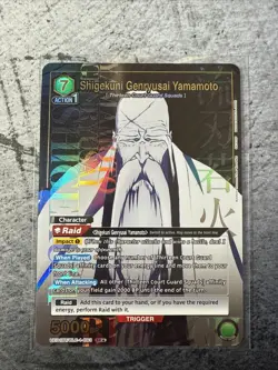 Union Arena Bleach - Genryusai Yamamoto UE01BT/BLC-1-093 SR* Alternate Art - Image 1