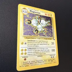 Magneton 11/62 Holo Rare Fossil Pokemon Card WOTC Vintage 1999 NM/M - pack fresh - Image 4
