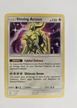 Pokemon Shining Arceus Shining Legends Shiny Holo Rare Card 57/73 Basic 130 HP - Image 1