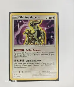 Pokemon Shining Arceus Shining Legends Shiny Holo Rare Card 57/73 Basic 130 HP - Image 3