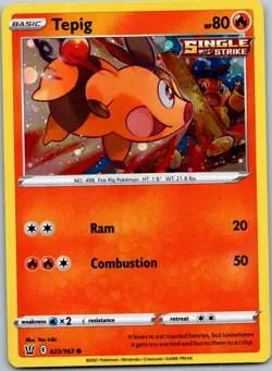 Pokemon Tepig - (Cosmos Holo) Promo Miscellaneous Cards & Products 023/163 NM - Image 1