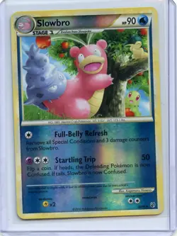 Slowbro 38/90 Undaunted Reverse Holo 2010 Johto Starters Cameo Pokemon Card - Image 1