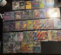Pokemon TCG Mixed 45x Card Lot NM-Mint. Full Arts Phantasmal Flames/Prismatics - Image 1