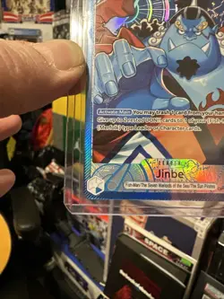 Jinbe OP14-040 Leader Alternate Art Azure Sea's Seven One Piece Card English - Image 2